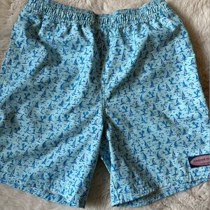 Vineyard Vines Pink Nautical Swim Shorts